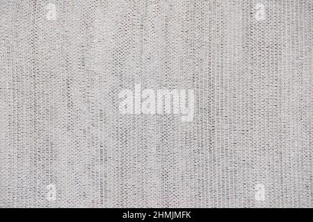 White plastic fiber textile as background Stock Photo