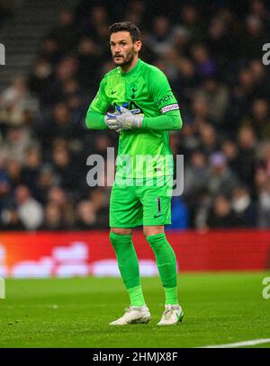 London, UK. 09th Feb, 2022. Hugo Lloris during the match against Southampton at the Tottenham Hotspur Stadium. Picture Credit : Credit: Mark Pain/Alamy Live News Stock Photo