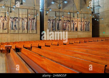 Our Lady of the Angels, Interior Stock Photo