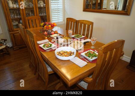 Holiday Dinner Stock Photo