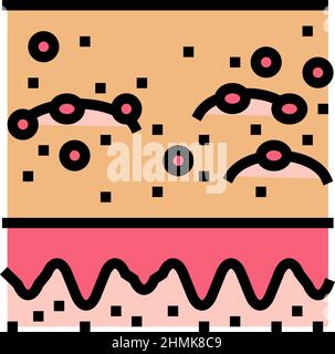 red spots rash skin line icon vector illustration Stock Vector Image ...