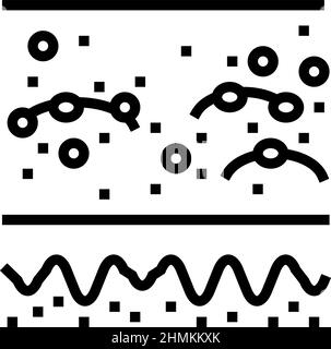 red spots rash skin line icon vector illustration Stock Vector Image ...