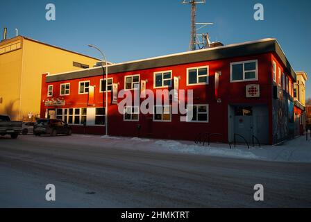 CBC North, Whitehorse, Yukon, Canada Stock Photo