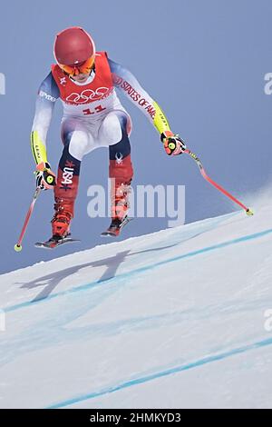 Yanqing, China. 11th Feb, 2022. Olympics, Alpine Skiing, Super G, Women ...