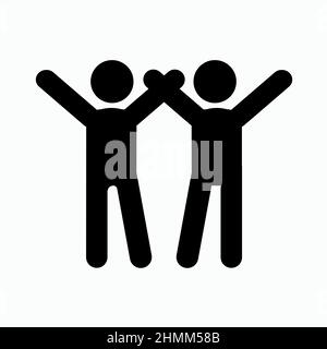 Abstract vector icon on the white, Illustration isolated for graphic and web design. Simple flat symbol. Stock Vector