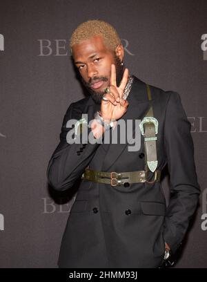 February 9, 2022, Barker Hanger, Santa Monica, California: Duckwrth attends Peacock's new series ''BEL-AIR'' premiere party and drive-thru screening experience. (Credit Image: © Billy Bennight/ZUMA Press Wire) Stock Photo