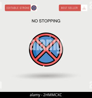 Stop hand icon . Hand forbidden sign, no entry, do not touch . Stop road  sign. Prohibited warning icon 21891159 Vector Art at Vecteezy