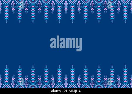 Pastel blue fabric ikat diamond horizontal seamless pattern background ...
