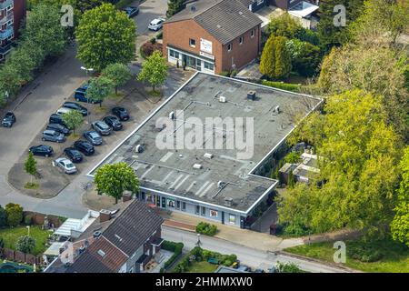 Aerial view, Rosenhügel Health Centre Lützenkampstraße, Brauck, Gladbeck, Ruhr Area, North Rhine-Westphalia, Germany, DE, Europe, Health Care, Aerial Stock Photo