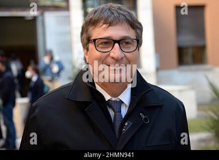 Rome, Italy. 11th Feb, 2022. Rome 11/02/2022 The Vice-President of CSM David Ermini at the commemoration of Vittorio Bachelet at the Faculty of Political Sciences of the La Sapienza University Credit: Independent Photo Agency/Alamy Live News Stock Photo