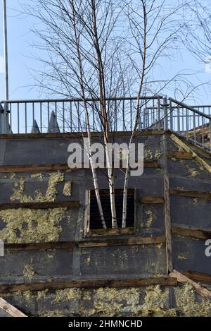 Marble Arch, London, UK. 11th Feb 2022. The Marble Arch Mound is gradually being removed, costing over £6 million and regarded as the worst London landmark. Credit: Matthew Chattle/Alamy Live News Stock Photo