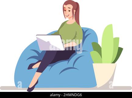 Workplace culture semi flat RGB color vector illustration Stock Vector