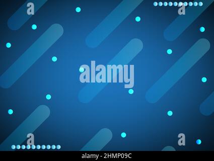 abstract background blue color tone technology graphics vector illustration Stock Vector