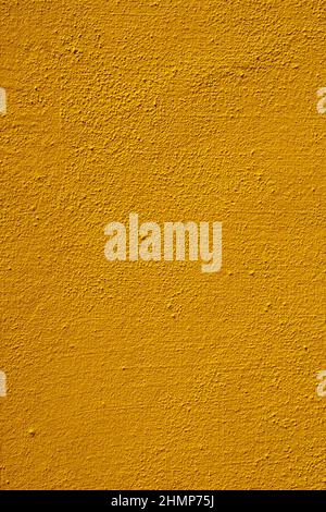 Yellow wall texture background, Brazil Stock Photo