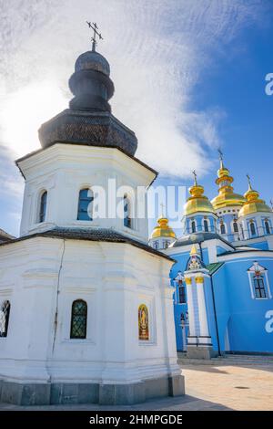 St. Michael's Golden-Domed Monastery in Kyiv Ukraine. Stock Photo