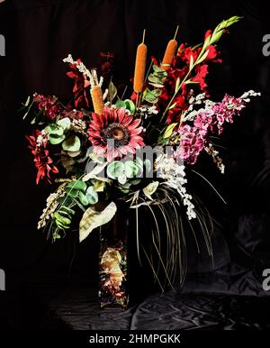 Still Life flowers in a vase Stock Photo