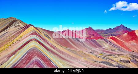 Colorful scenery in Peru Stock Photo