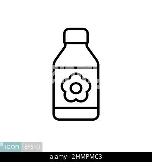 Garden packing bottle of fertilizer vector icon. Graph symbol for agriculture, garden and plants web site and apps design, logo, app, UI Stock Vector