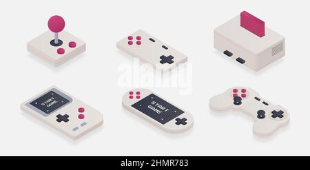 Video games concept Stock Vector