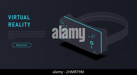 Virtual reality concept Stock Vector