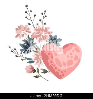 Illustration of hand made soap bar with beautiful decorative floral elements. Original composition for design isolated on white background.  Stock Vector