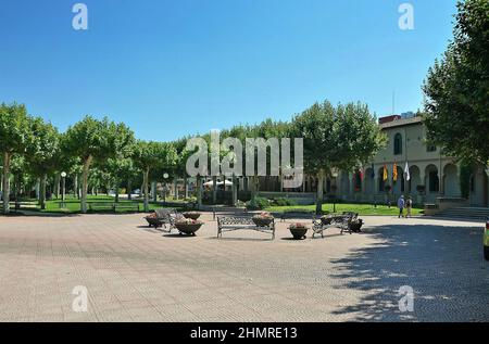 Vichy Catalan spa in Caldes de Malavella in the region of La Selva province of Gerona,Catalonia,Spain Stock Photo