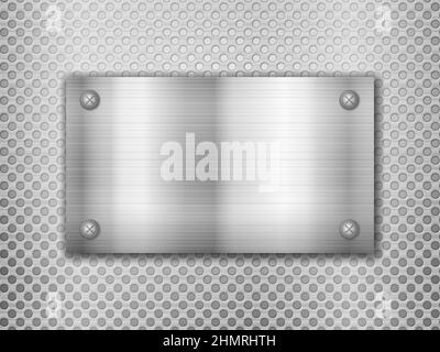 Background formed by metal sheets. Vector illustration. Stock Photo