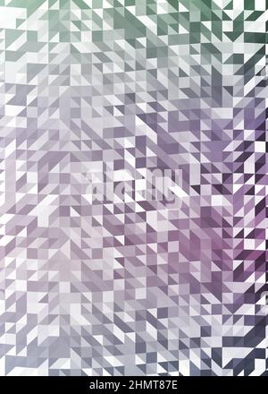 Abstract Low Polygon color Generative Art background illustration Stock Vector