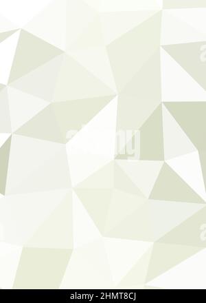 Abstract Low Polygon color Generative Art background illustration Stock Vector