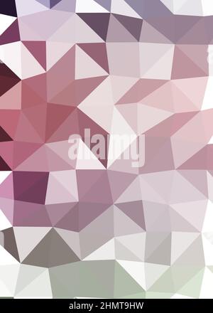 Abstract Low Polygon color Generative Art background illustration Stock Vector
