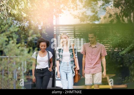 Making moves towards a furthered education Stock Photo