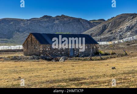 A country of stones, Taşeli Plateau. Taşeli Plateau is a karstic plateau rising between Antalya and Mersin provinces in the Mediterranean Region of ou Stock Photo