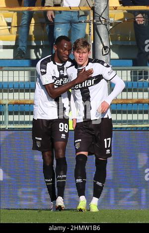 Maillot Parma 2023/2024 Porté En Match - Benedyczak N°7 - Maillot Domicile