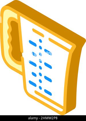 Measuring Cup isometric icon vector illustration Stock Vector Image ...