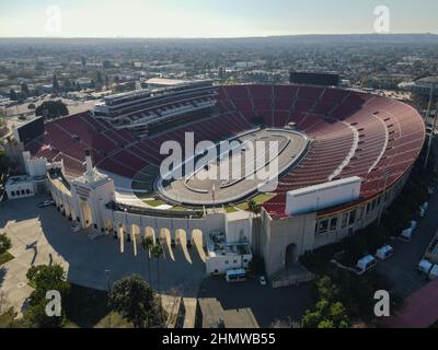 A general overall aerial view of the track at Drake Stadium on the ...