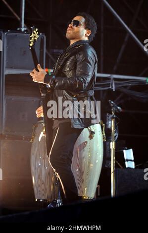 Milan Italy 2018-07-14 : Live concert of Lenny Kravitz at the Arena Civica Stock Photo