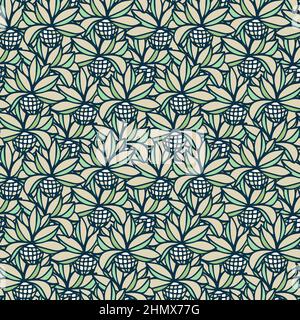 Cactus pastel color seamlees pattern, summer background Stock Vector