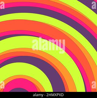Illustration of colorful rings for backgrounds and wallpapers Stock ...