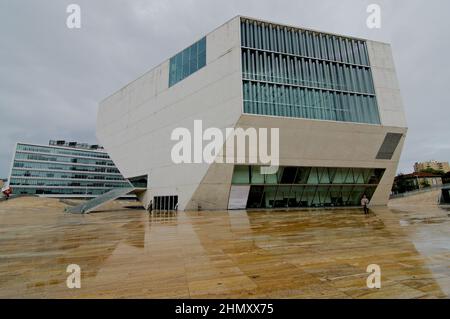 The iconic Casa da Musica concert hall in Porto. Stock Photo