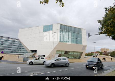 The iconic Casa da Musica concert hall in Porto. Stock Photo