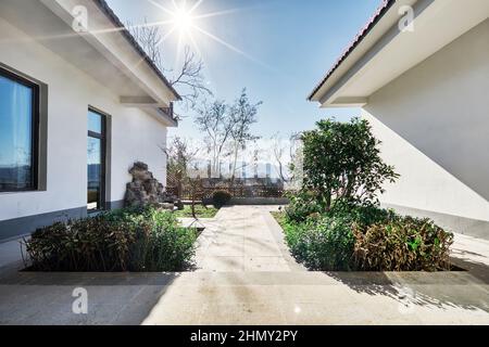 Chinese style home stay facility Stock Photo