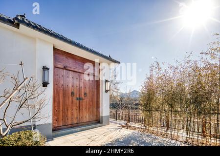 Chinese style home stay facility Stock Photo