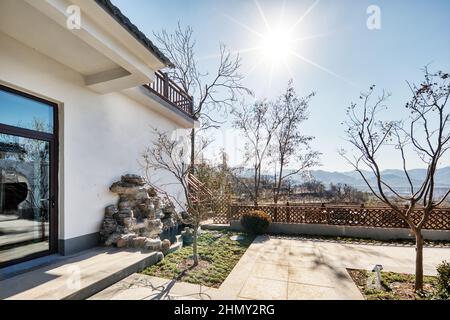 Chinese style home stay facility Stock Photo