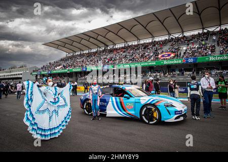 Mexico City, Mexico. 12th Feb, 2022. Safety car during the 2022 Mexico City ePrix, 2nd meeting of the 2021-22 ABB FIA Formula E World Championship, on the Autodromo Hermanos Rodriguez from February 10 to 11, in Mexico City, Mexico - Photo Alexandre Guillaumot / DPPI Credit: DPPI Media/Alamy Live News