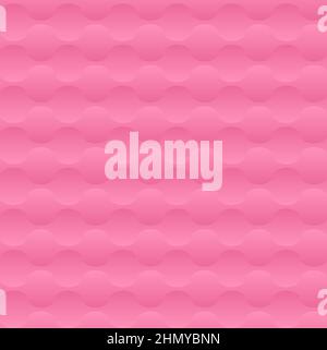 Pink 3D Geometric Wave Pattern Stock Vector