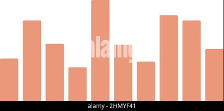 Bar Chart Graph Diagram Statistical Business Infographic Illustration Stock Vector