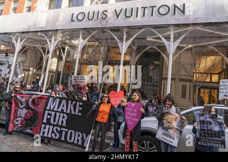 Louis Vuitton to close store hit by protest