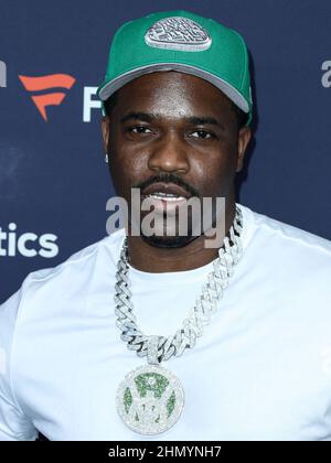 Darold Durard Brown Ferguson Jr., known professionally as ASAP Ferg poses  for photographers ahead of the