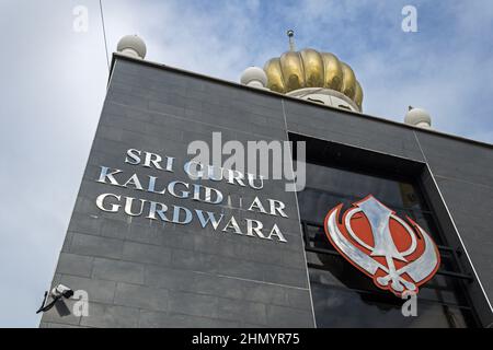 Sri Guru Kalgidhar Gurdwara. Waterdale, Doncaster. Stock Photo