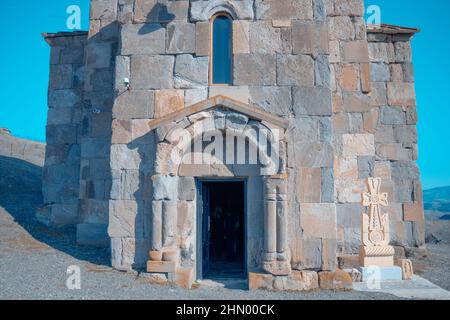 Voskepar Church. Church of St. Astvatsatsin Voskepar, Tavush Province, Armenia Stock Photo